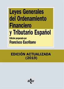 Books Frontpage Leyes Generales del Ordenamiento Financiero y Tributario Español