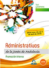 Books Frontpage Administrativos de la Junta de Andalucia. Promocion Interna. Test y examenes