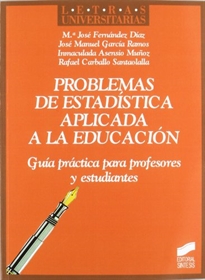 Books Frontpage Problemas de estadística aplicada a la educación