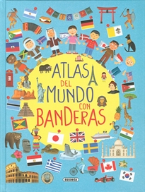 Books Frontpage Atlas del mundo con banderas