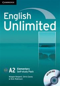 Books Frontpage English Unlimited Elementary Self-study Pack (Workbook with DVD-ROM)