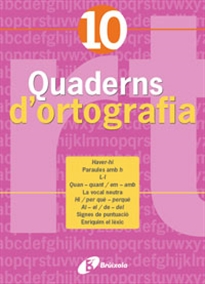 Books Frontpage Quadern d'ortografia 10