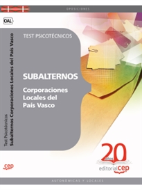 Books Frontpage Subalternos Corporaciones Locales del País Vasco. Test Psicotécnicos