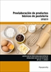 Front pagePreelaboración de productos básicos de pastelería