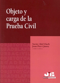 Books Frontpage Objeto y Carga de la Prueba Civil.