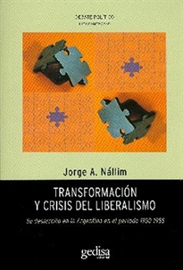 Books Frontpage Transformación y crisis del liberalismo