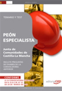 Books Frontpage Peón Especialista. Junta de Comunidades de Castilla-La Mancha. Temario y Test