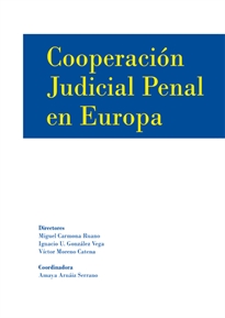 Books Frontpage Cooperación judicial penal en Europa