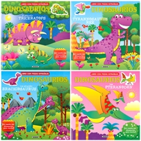Books Frontpage Monto y juego con dinosaurios (4 títulos)
