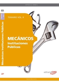 Books Frontpage Mecánicos Instituciones Públicas. Temario Vol. II.