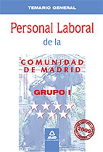 Books Frontpage Personal laboral de la comunidad de madrid. Grupo i. Temario general