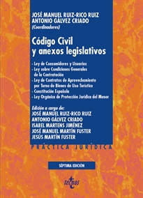 Books Frontpage Código Civil y anexos legislativos