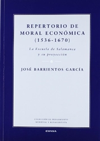 Books Frontpage Repertorio de moral económica, 1536-1670