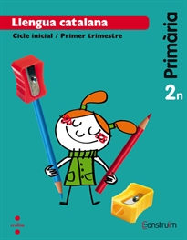 Books Frontpage Llengua catalana + Contes per pensar. 2 Primària. Construïm. Trimestres