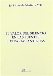 Books Frontpage El valor del silencio en las fuentes literarias antiguas