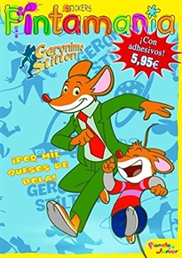 Books Frontpage Geronimo Stilton. Pintamanía stickers