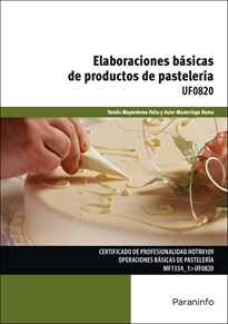 Books Frontpage Elaboraciones básicas de productos de pastelería