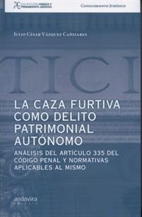 Books Frontpage La caza furtiva como delito patrimonial autónomo