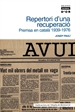 Front pageRepertori d'una recuperació. Premsa en català 1939-1976