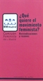 Front page¿Qué Quiere El Movimiento Feminista?