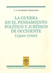 Front pageLa guerra en el pensamiento político y jurídico de occidente (1500-1700)
