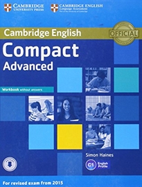 Books Frontpage Compact Advanced Workbook without Answers with Audio
