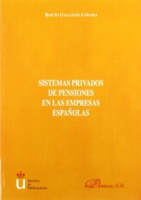 Books Frontpage Sistemas privados de pensiones en las empresas españolas