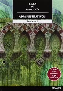 Books Frontpage Administrativos de la Junta de Andalucía. Temario