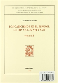 Books Frontpage Los galicismos en el español de los siglos XVI y XVII