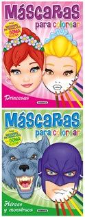 Books Frontpage Máscaras para colorear (2 títulos)