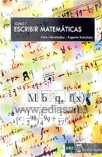 Books Frontpage Escribir matemáticas