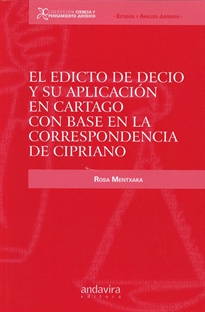 Books Frontpage El Edicto De Decio Y Su Aplicacion En Cartago Con Base En La Correspondencia De Cipriano