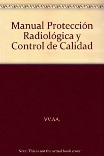 Books Frontpage Protección Radiológica y Control de Calidad