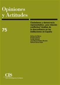 Books Frontpage Ciudadanos y democracia representativa: ¿una relación conflictiva? Análisis de la desconfianza en las instituciones en España