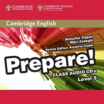 Books Frontpage Cambridge English Prepare! Level 5 Class Audio CDs (2)