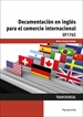 Front pageDocumentación en inglés para el comercio internacional