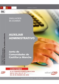 Books Frontpage Auxiliar Administrativo. Junta de Comunidades de Castilla-La Mancha. Simulacros de Examen