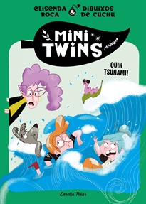 Books Frontpage Minitwins 3. Quin tsunami!