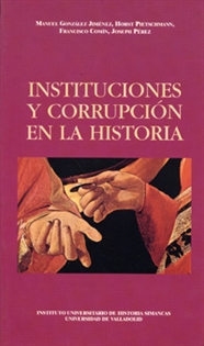 Books Frontpage Instituciones Y Corrupción En La Historia