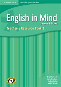 Books Frontpage English in Mind for Spanish Speakers Level 2 Teacher's Resource Book with Audio CDs (3) 2nd Edition