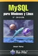 Front pageMySQL para Windows y Linux. 2ª Edición.