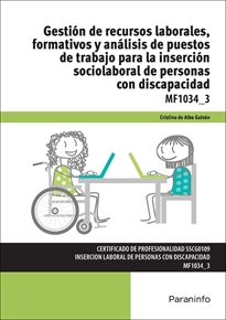 Books Frontpage Gestión de recursos laborales, formativos y análisis de puestos de trabajo para la inserción sociolaboral de personas con discapacidad
