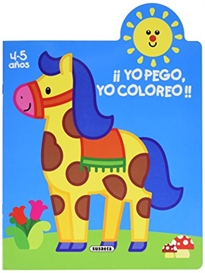 Books Frontpage ¡Yo pego, yo coloreo! 4-5 años (4 títulos)