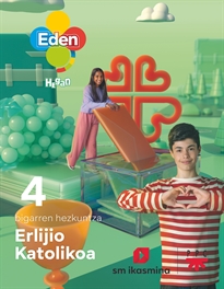 Books Frontpage Erlijio Katolikoa, DBH 4. Eden Hegan