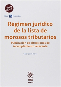 Books Frontpage Régimen jurídico de la lista de morosos tributarios.