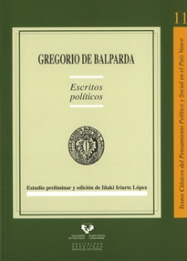 Books Frontpage Escritos políticos. Gregorio de Balparda