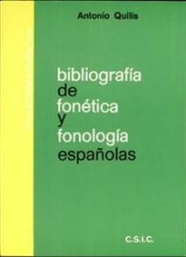 Books Frontpage Bibliografía de fonética y fonología españolas