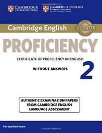 Books Frontpage Cambridge English Proficiency 2 Student's Book without Answers