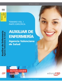 Books Frontpage Auxiliar de Enfermería Agencia Valenciana de Salud. Temario Vol. I. Parte Específica