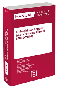 Books Frontpage Manual El Despido en España tras la Reforma Laboral 2012-2014